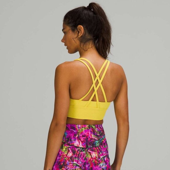 Lululemon Energy Longline Bra Ribbed Luxtreme *Medium Support, B–D Cups- Size 6 - Picture 13 of 13